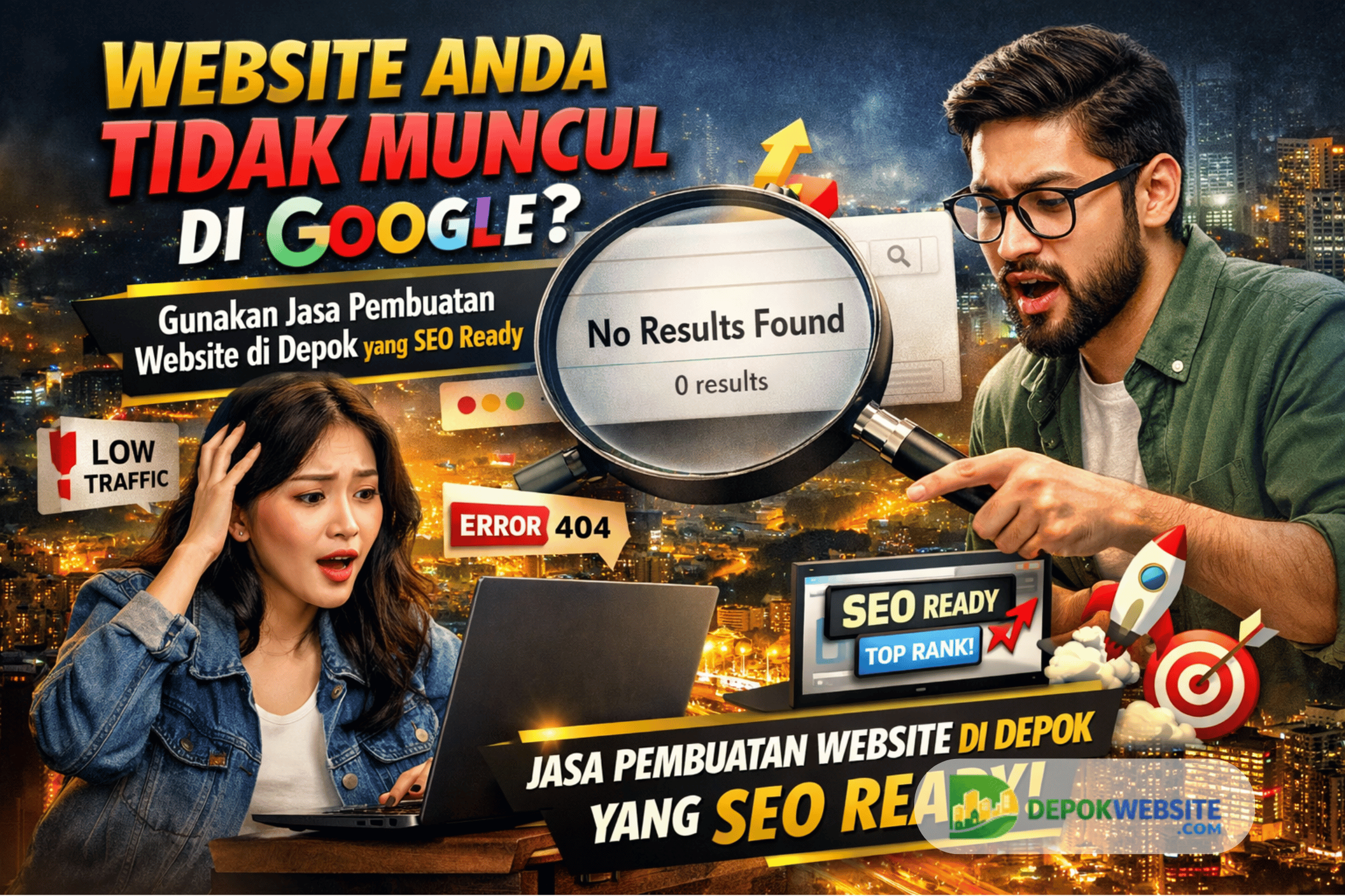 Jasa Website Depok SEO Ready agar Muncul di Google